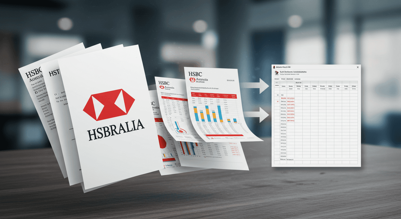 HSBC Australia Bank Statement Converter – Effortlessly Convert Your Bank Statements to Excel and CSV